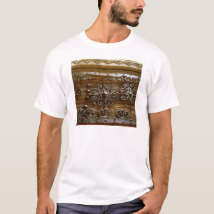 Camiseta Trabajo normando de la voluta del hierro sobre