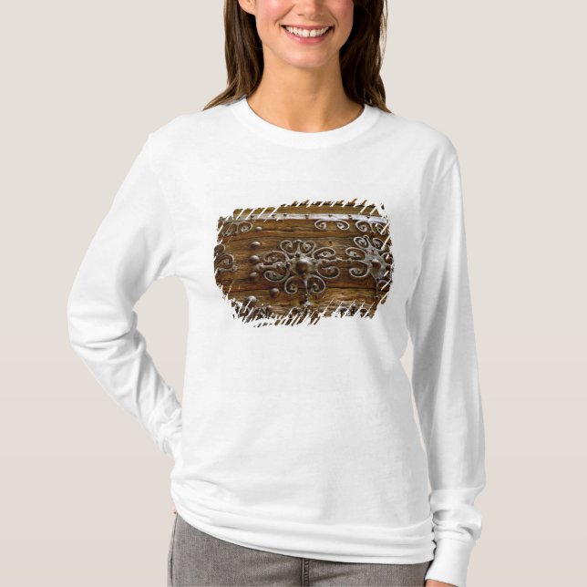 Camiseta Trabajo normando de la voluta del hierro sobre (Anverso)