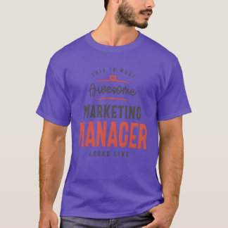Camiseta Trabajo Ocupación Gerente de Marketing Divertido I