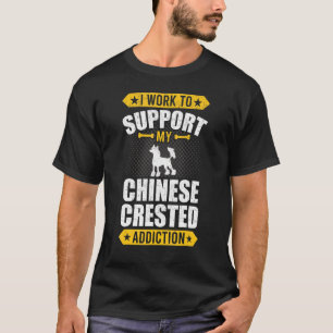 Camiseta Trabajo Para Apoyar A Mi Perro De Adicción Crestad