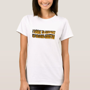 Camiseta Trabajo Para Apoyar Mi Adicción De Lectura