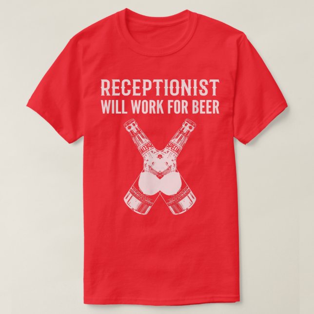 Camiseta Trabajo para beer cerveza  (Diseño del anverso)