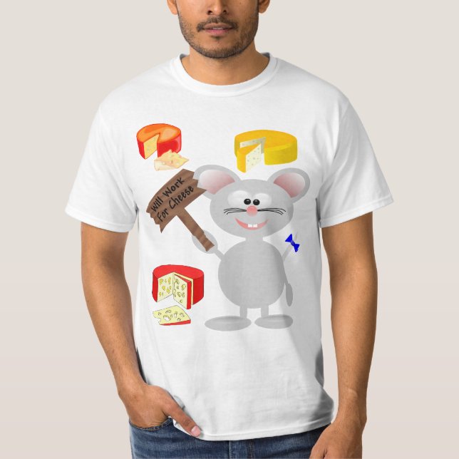 Camiseta Trabajo Para Queso (Anverso)