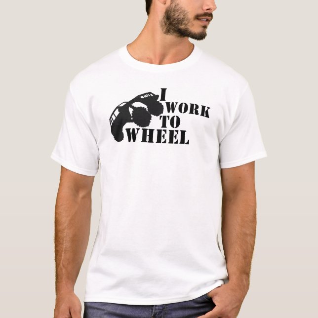 Camiseta Trabajo Para Volar, Rastreador De Rock (Anverso)