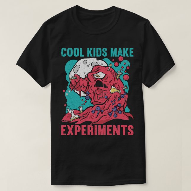 Camiseta Trabajo químico Niños de Guay hacen ciencia químic (Diseño del anverso)