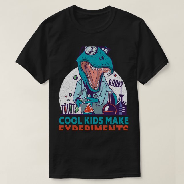 Camiseta Trabajo químico Niños de Guay hacen ciencia químic (Diseño del anverso)
