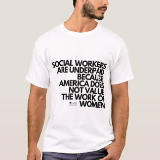 Camiseta Trabajo social de valor