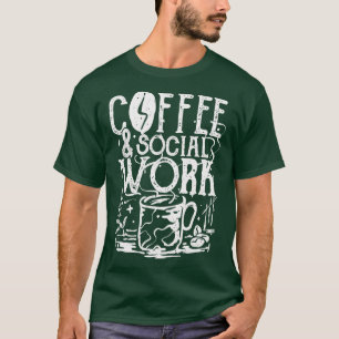 Camiseta Trabajo social en café