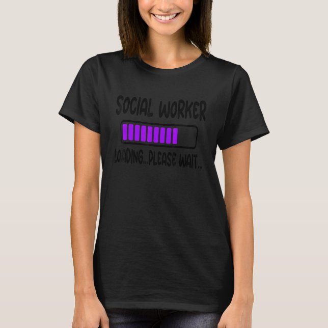 Camiseta Trabajo social Estudiante futuro trabajador social (Anverso)