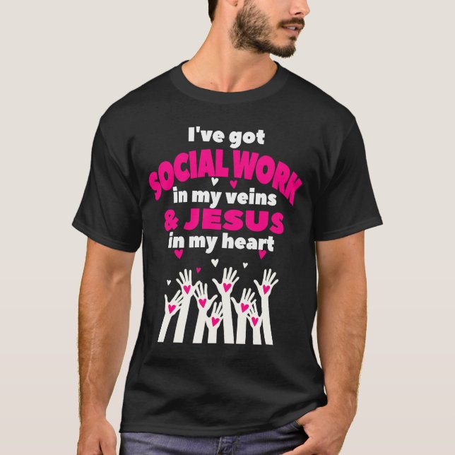 Camiseta Trabajo social Graduación cristiana de MSW 2023 M (Anverso)