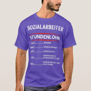 Camiseta Trabajo social por hora de los trabajadores social