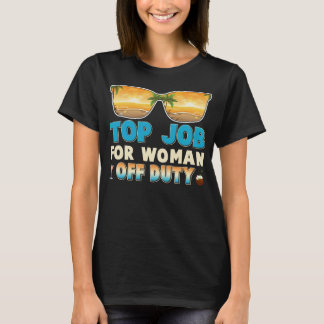 Camiseta Trabajo superior para la mujer sin servicio vacaci