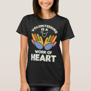 Camiseta Trabajo voluntario paramédico de corazón