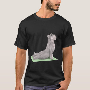 Camiseta Trabajo Zen de Meditación de la Pose de Yoga de Sc