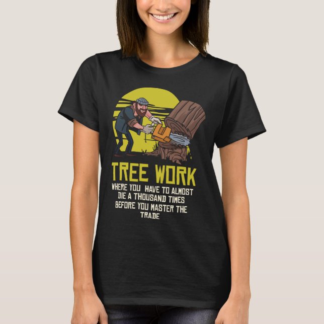 Camiseta Trabajos de árbol (Anverso)