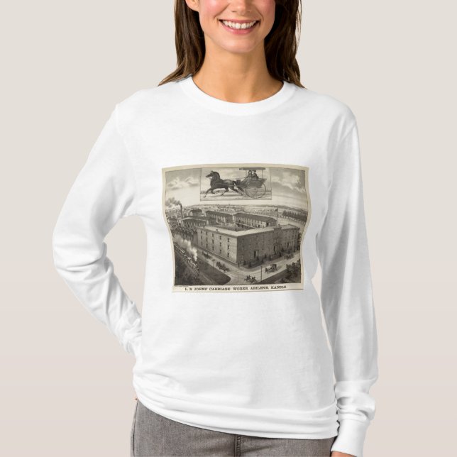 Camiseta Trabajos de carro de la libra Johns, Abilene, (Anverso)