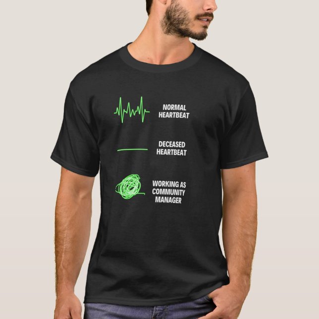 Camiseta Trabajos de Community Manager (Anverso)