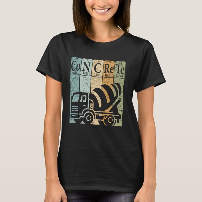 Camiseta Trabajos de construcción de elementos de tabla per (Anverso)