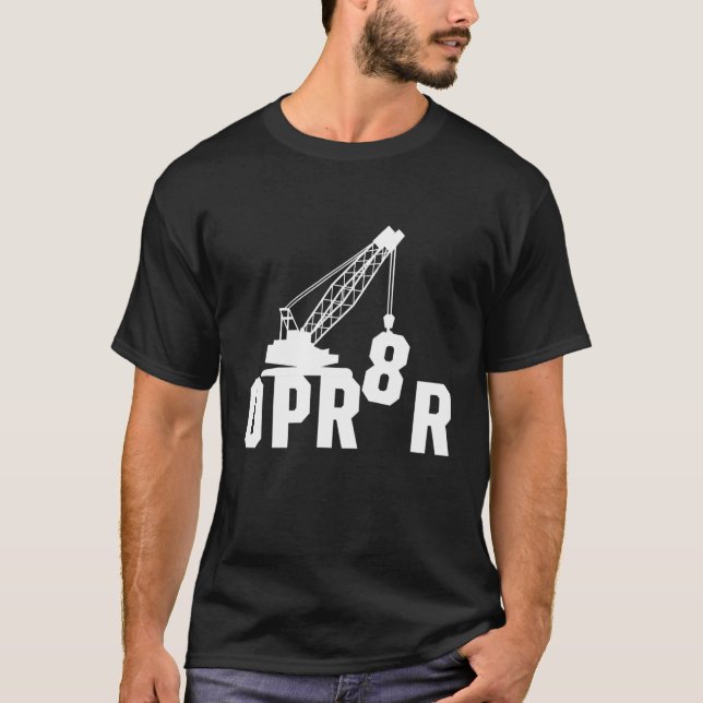 Camiseta Trabajos de construcción de instalaciones de explo (Anverso)