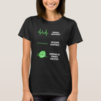 Camiseta Trabajos de Finanzas Ejecutivo de Negocios