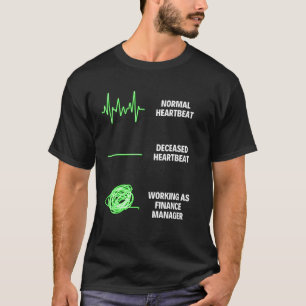 Camiseta Trabajos de Finanzas Empresariales de Gerente Fina