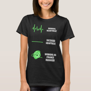 Camiseta Trabajos de Finanzas Empresariales de Gerente Fina