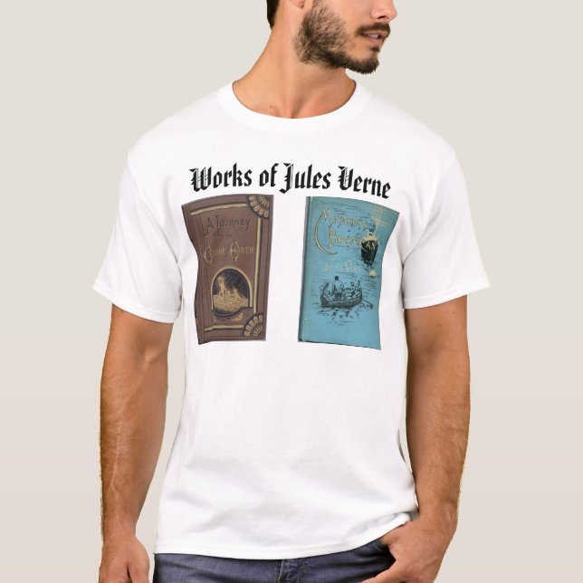Camiseta Trabajos de Jules Verne (Anverso)