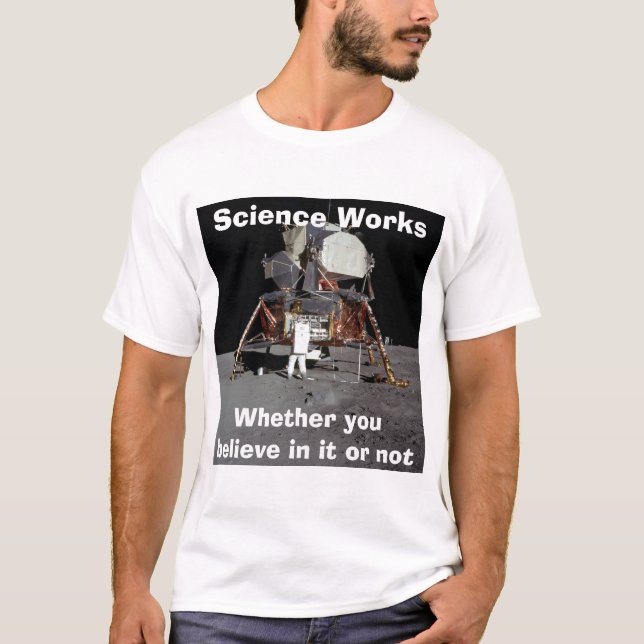 Camiseta Trabajos de la ciencia (Anverso)