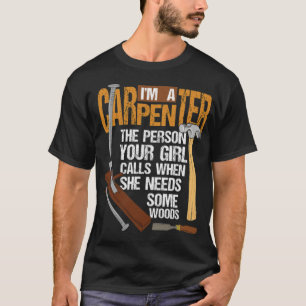 Camiseta Trabajos de madera Construcción de alimentos para