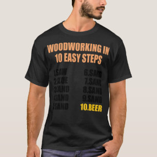 Camiseta Trabajos de madera en 10 pasos fáciles espacio col