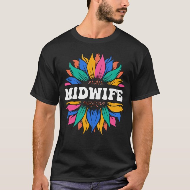 Camiseta Trabajos De Partera Y Enfermeras De Parto (Anverso)