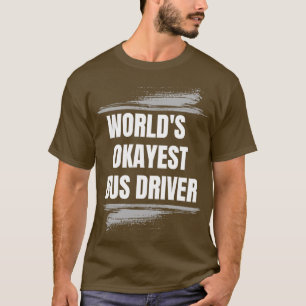 CAMISETA TRABAJOS DE PROFESIÓN DEL CONDUCTOR DE AUTOBUSES M
