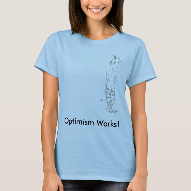 Camiseta ¡Trabajos del optimismo! (Anverso)