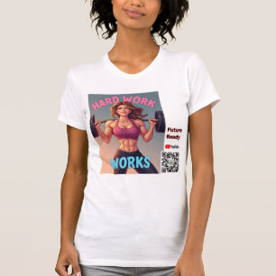 Camiseta Trabajos duros: versión femenina