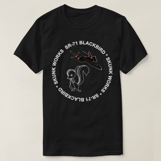 Camiseta Trabajos SR-71 Blackbird-Skunk    (Diseño del anverso)