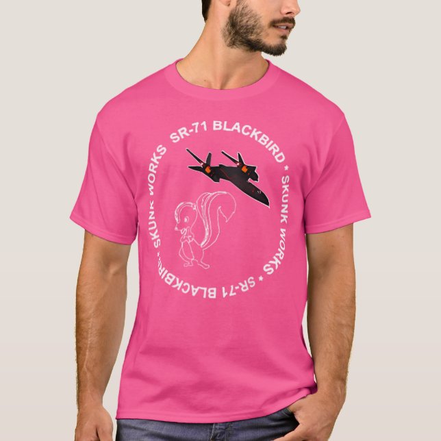Camiseta Trabajos Sr-71 Blackbird-Skunk (Anverso)