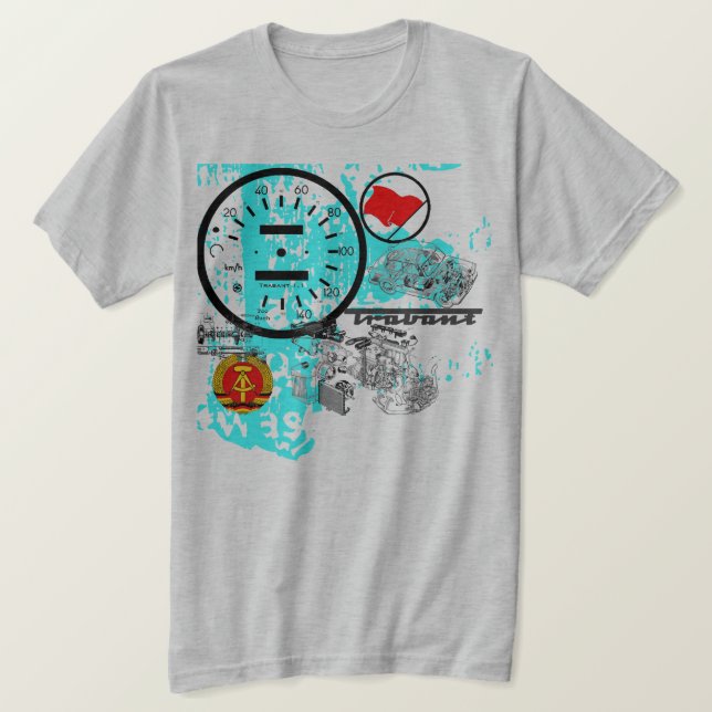 Camiseta Trabant East German (Anverso del diseño)