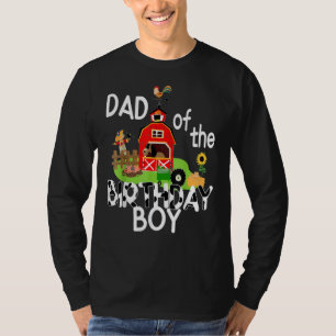 Camiseta Trac De Animales De La Granja Del Niño De Cumpleañ