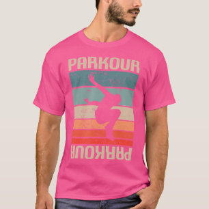 Camiseta Traceur de Parkour Clásico Vintage Retro