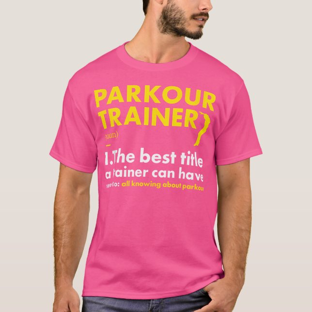 Camiseta Traceur Trainer Definition Parkour (Anverso)