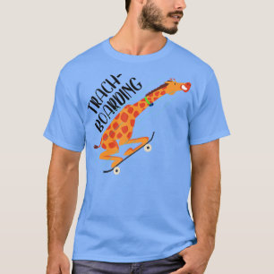 Camiseta Trach-Boarding divertida Girafa Tracheostomía Awar