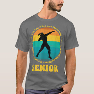 Camiseta Track and Field Senior Night Shot Put Thrower