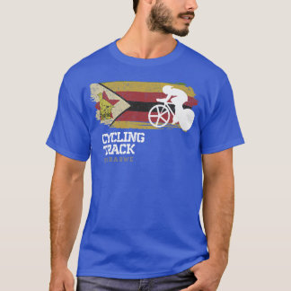 Camiseta Track Cycling Zimbabwe Road Bike Racing Speed Cycl