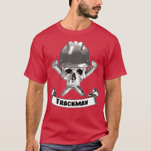Camiseta Trackman Skull y Spikes Crossbone