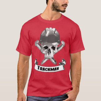 Camiseta Trackman Skull y Spikes Crossbone