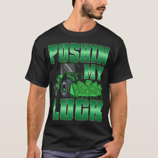 Camiseta Tractor Afortunado Día de San Patricio para Niños