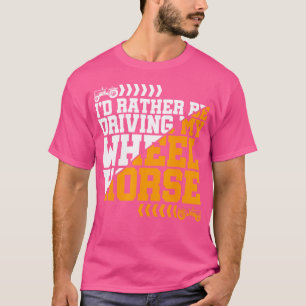 Camiseta Tractor agrícola de rueda de caballo del agriculto