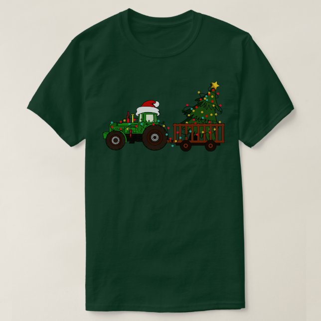 Camiseta Tractor agrícola divertida gráfico de árbol de Nav (Diseño del anverso)