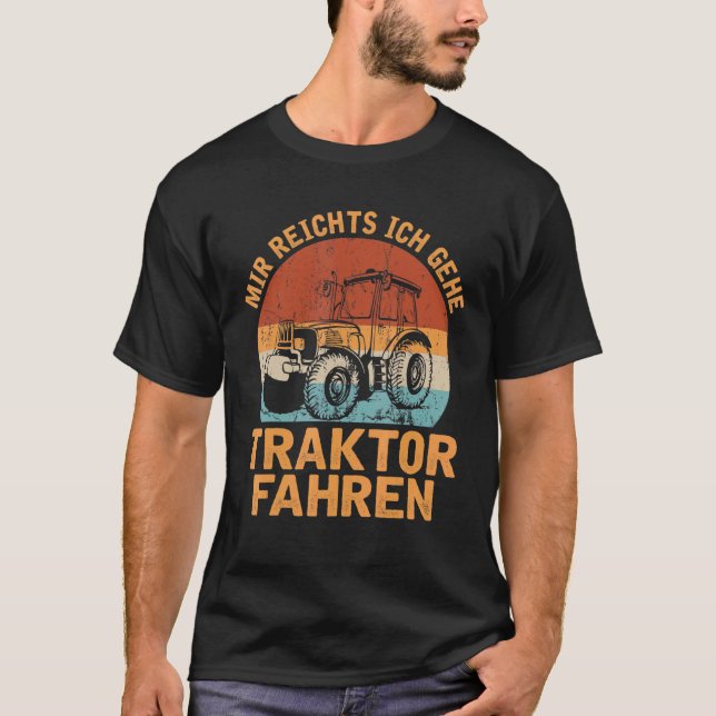 Camiseta Tractor agrícola Landwirt Saying Bauer Tractor (Anverso)