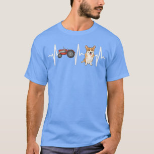 Camiseta Tractor agrícola Pembroke Welsh Corgi Heartbeat Do